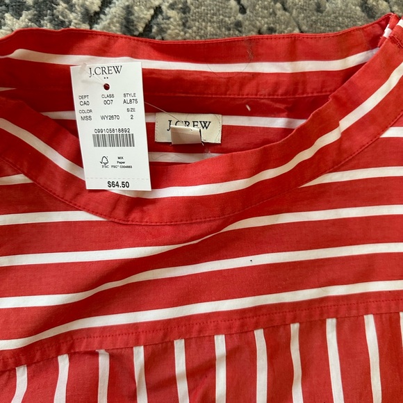J.Crew women’s adorable, top high low new with tags. - Picture 3 of 4